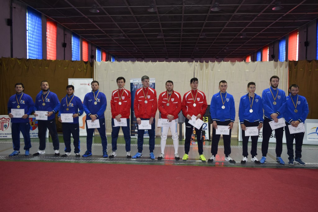 CSU Craiova1 a câștigat medaliile de aur în Superliga Națională de spadă seniori masculin