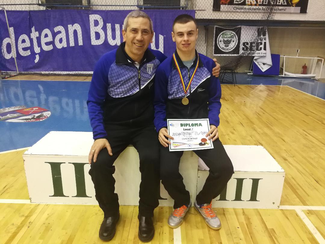 Bogdan Cristian locul 3 și medalie de bronz la Cupa României Juniori 1 , Buzău 